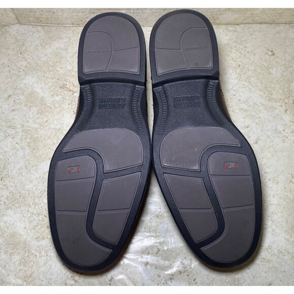 Johnston & Murphy Mens Brown sheepskin Leather Slip-On Loafers Dual Width XC4 - Picture 8 of 8